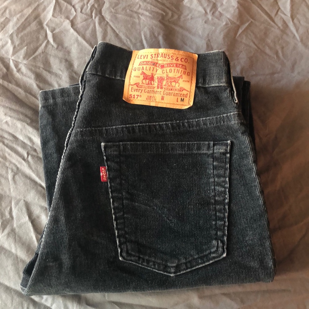 Vintage Levi’s quarteroids. Black.